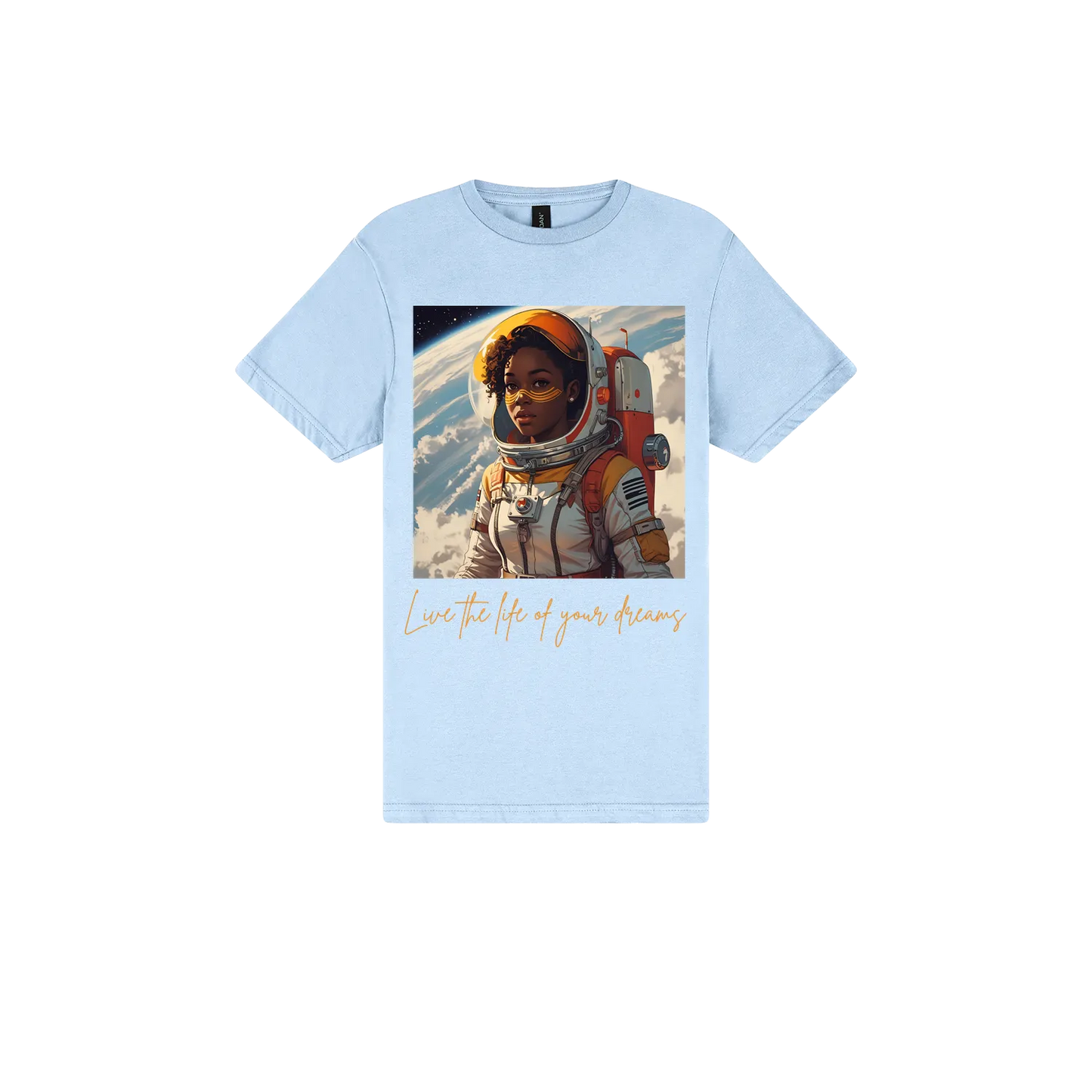 Light Blue front flat lay