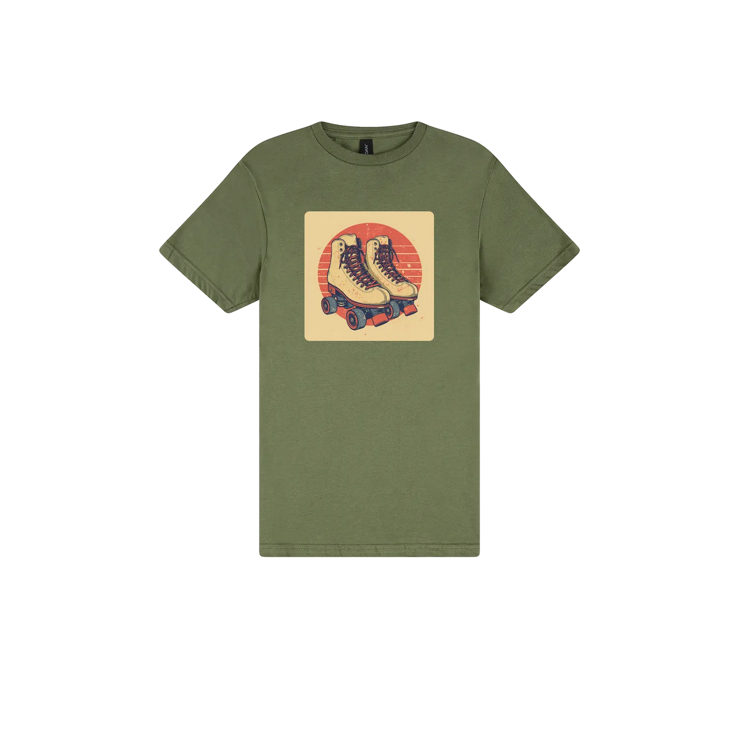 Military Green front flat lay