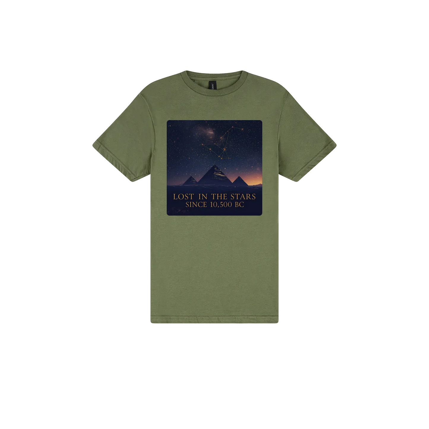 Military Green front flat lay