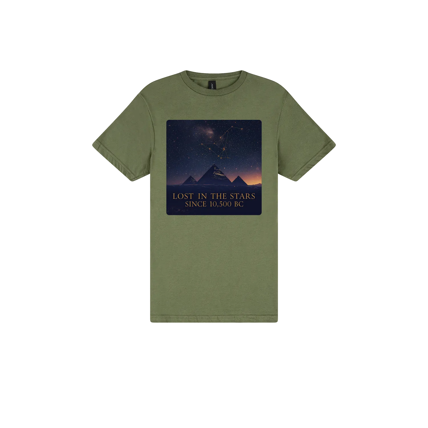 Military Green front flat lay