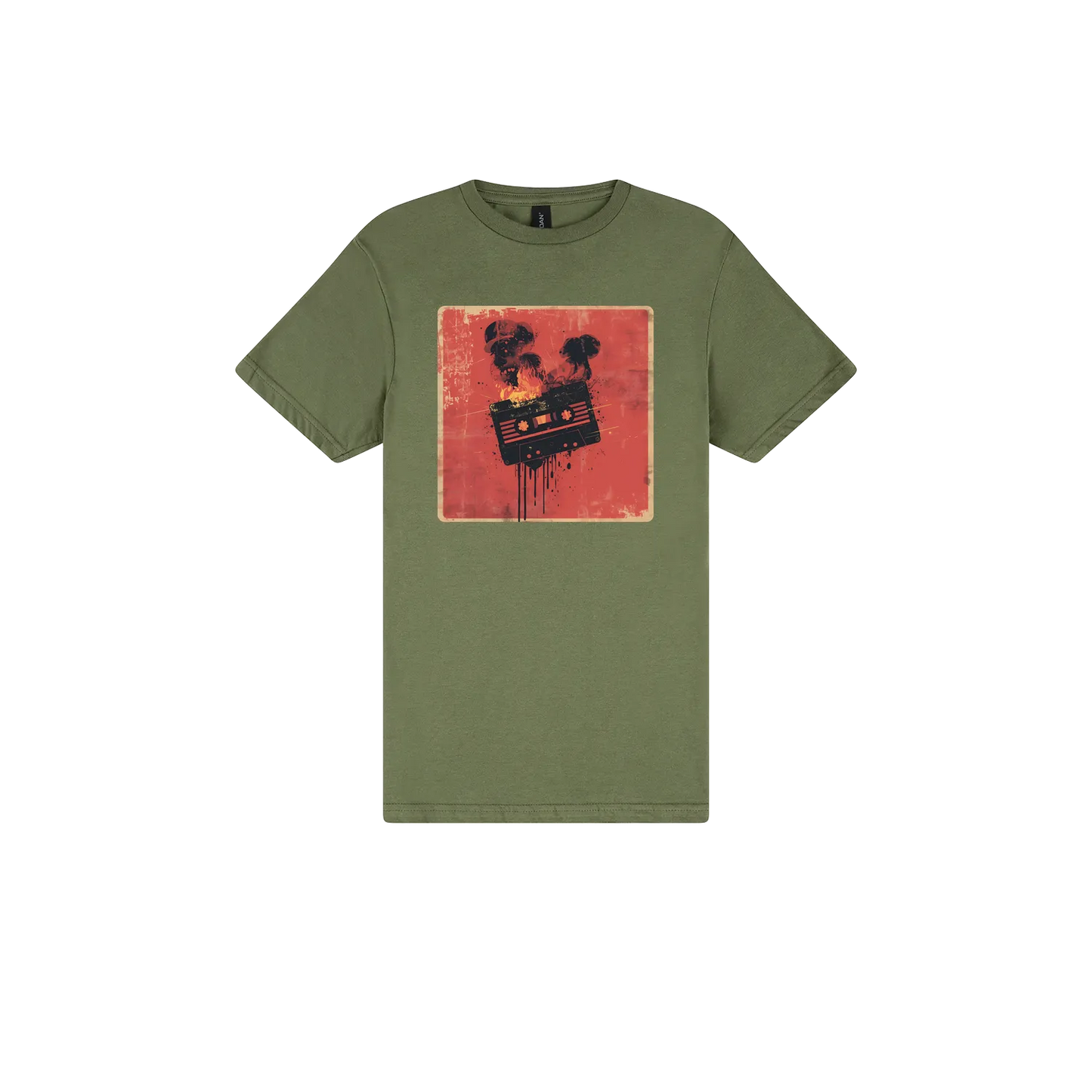 Military Green front flat lay