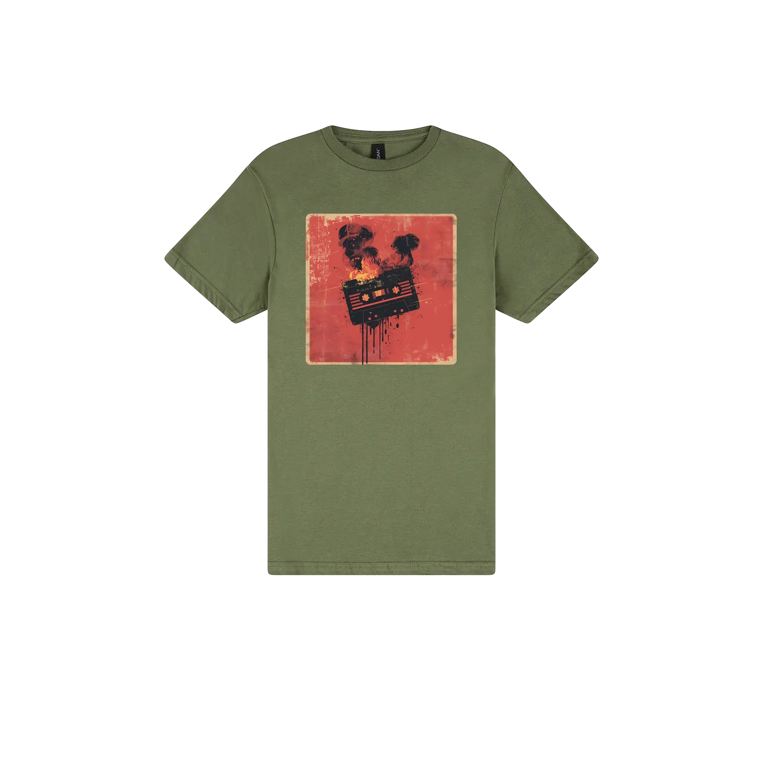 Military Green front flat lay