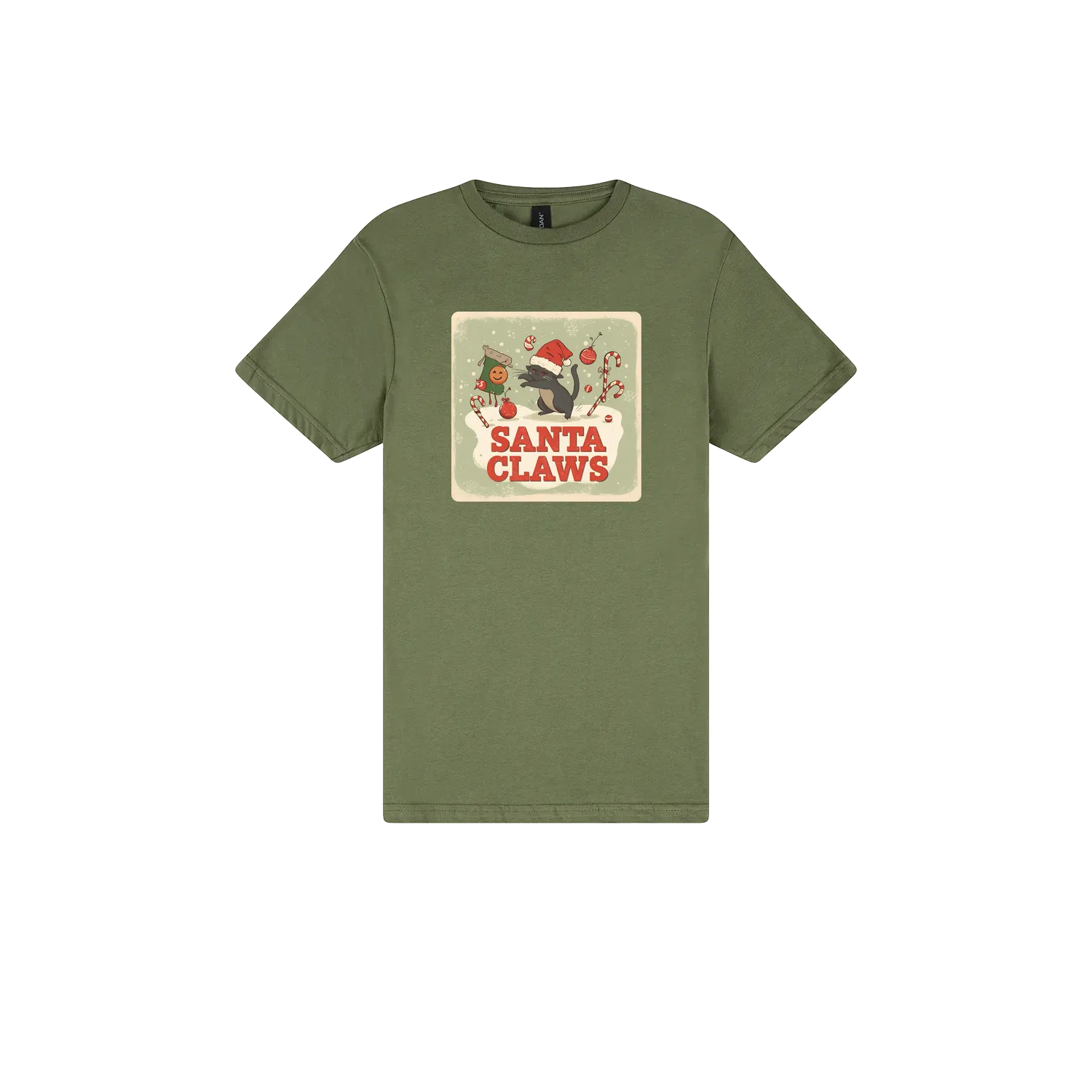 Military Green front flat lay