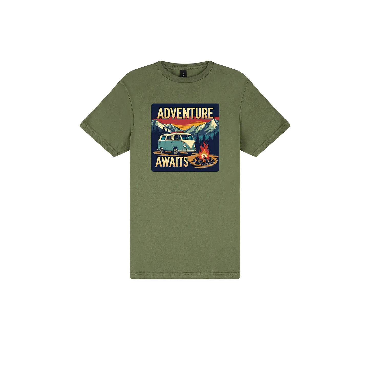Military Green front flat lay