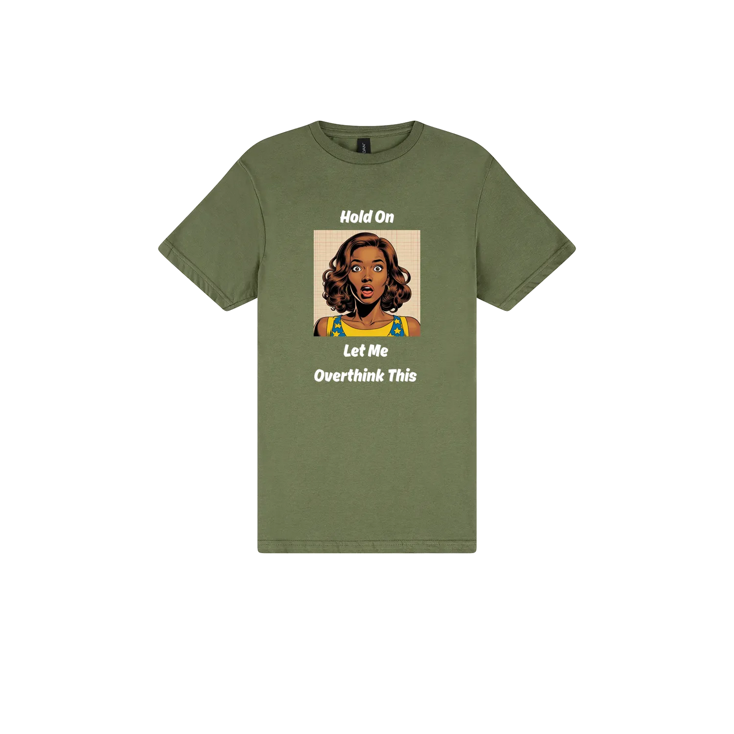 Military Green front flat lay