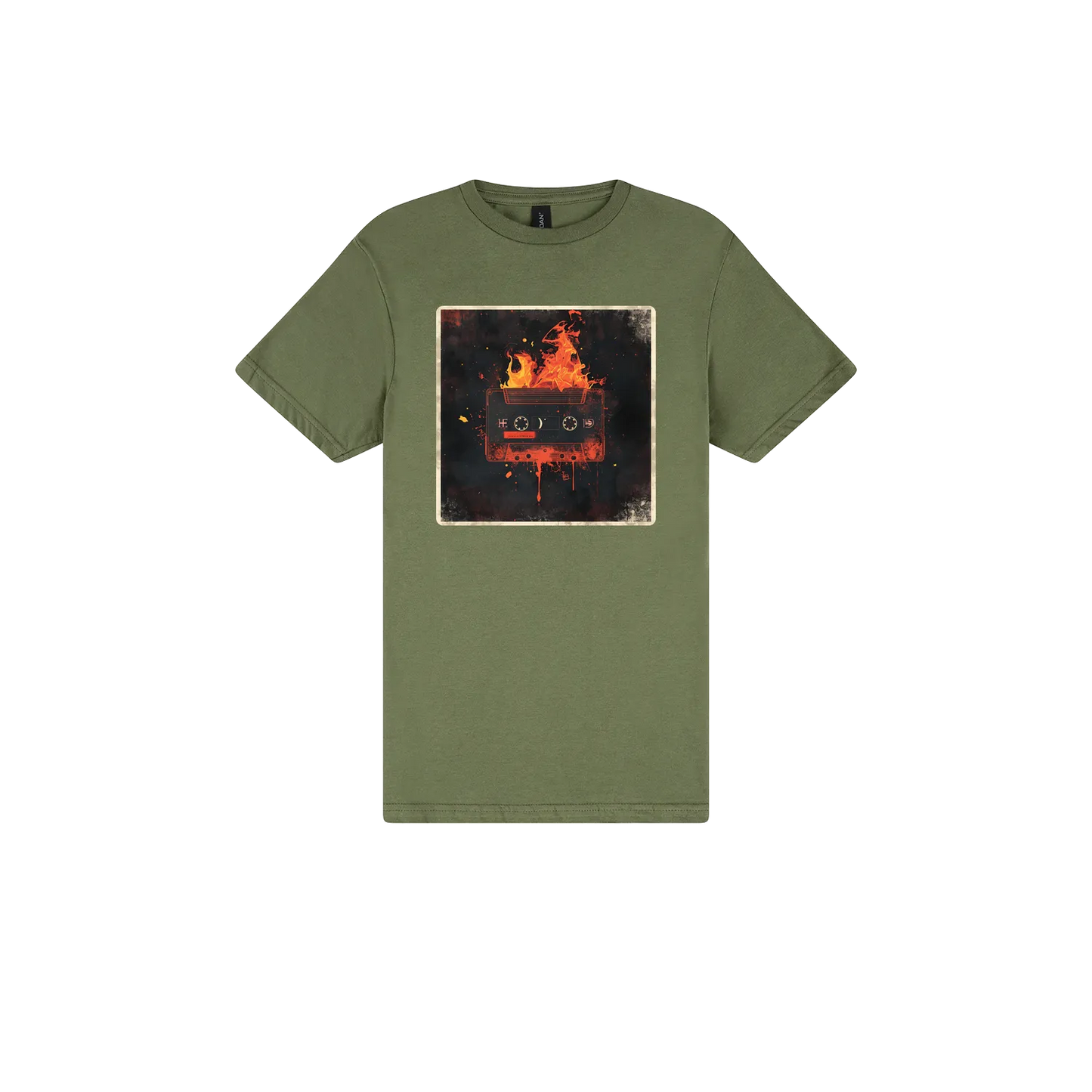 Military Green front flat lay