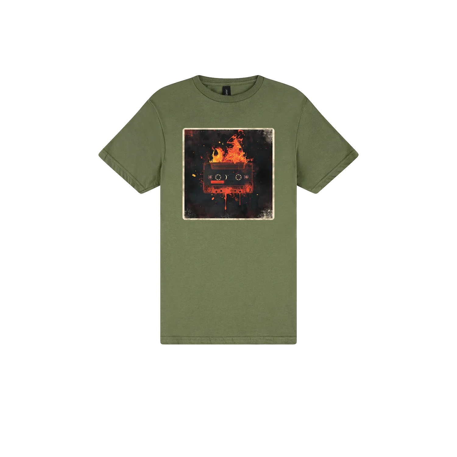 Military Green front flat lay