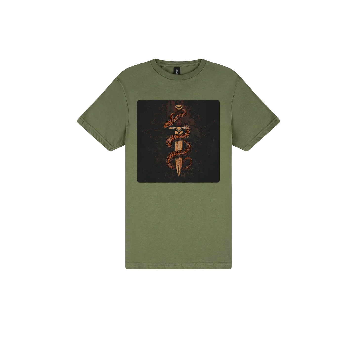 Military Green front flat lay