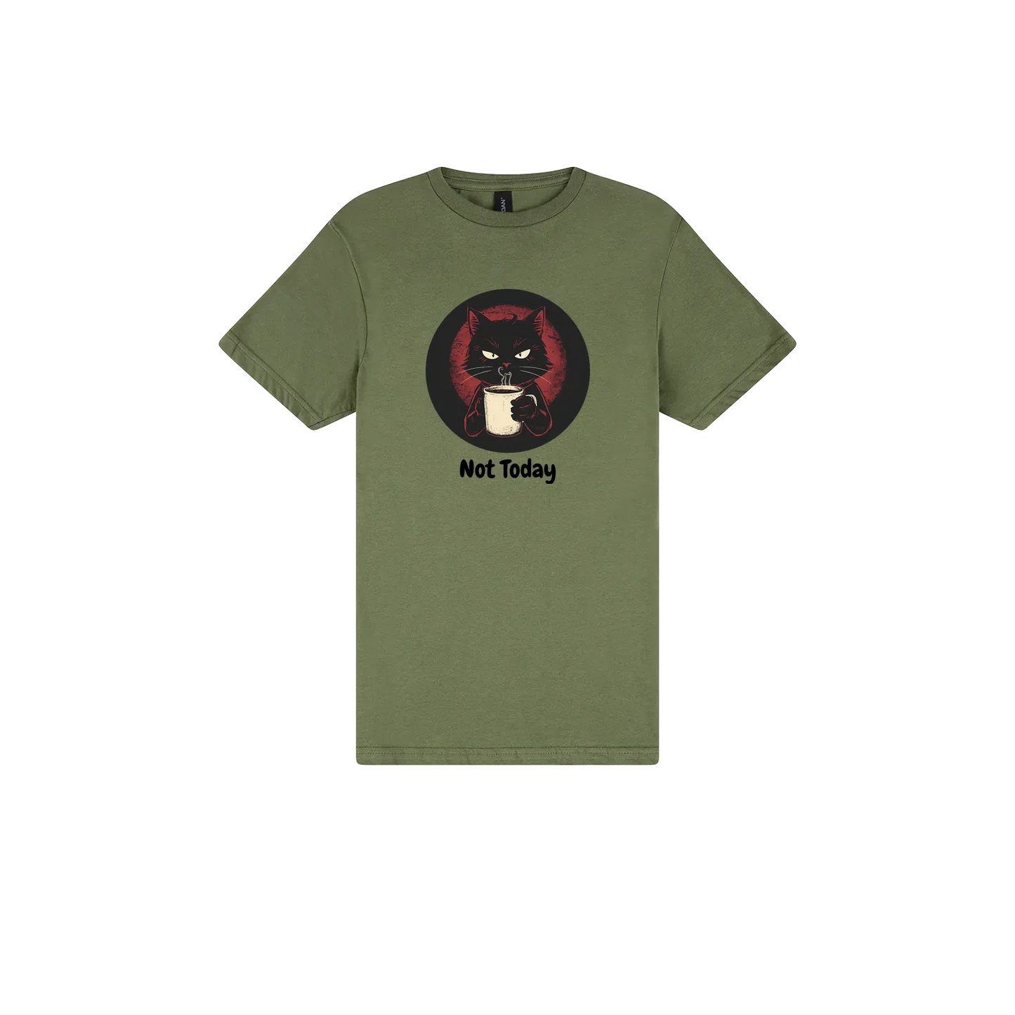 Military Green front flat lay