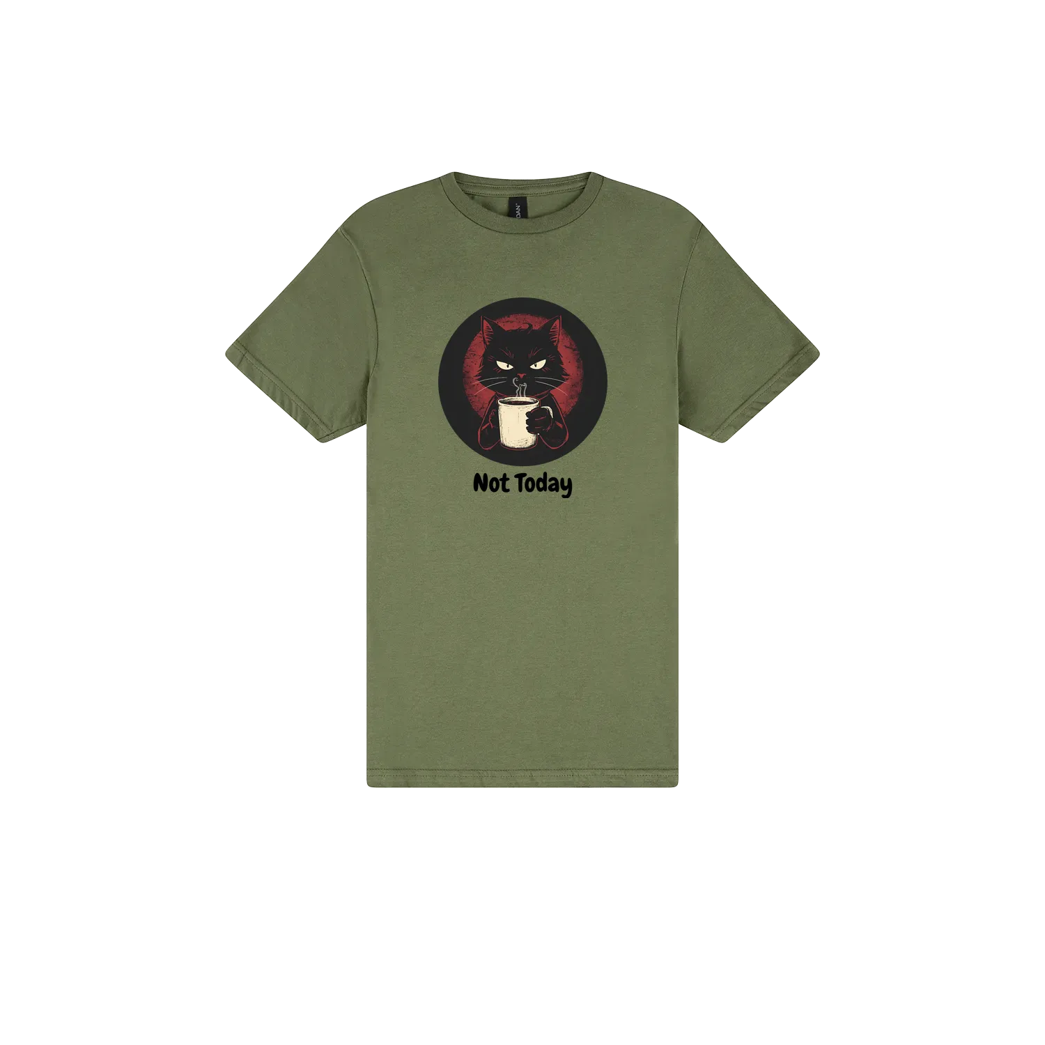 Military Green front flat lay