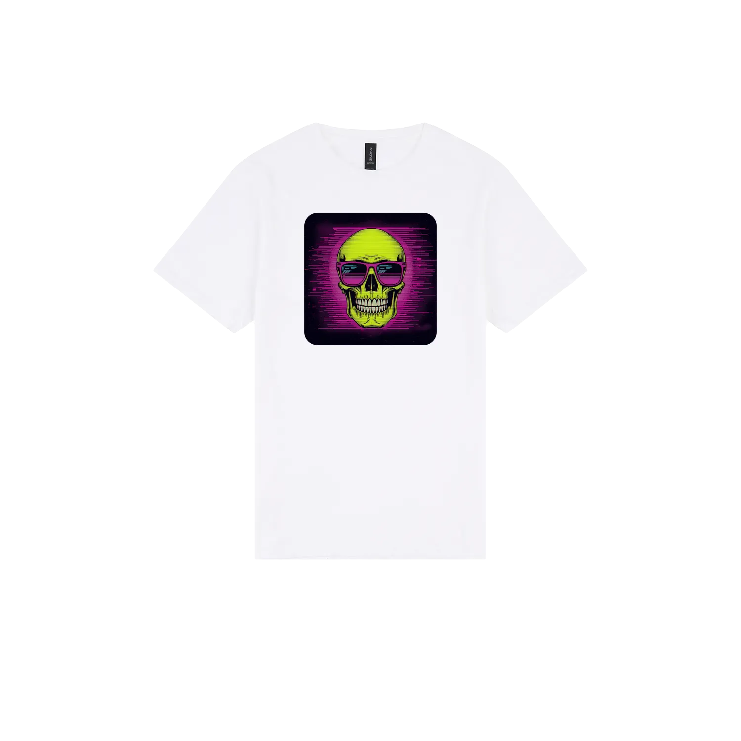 White front flat lay