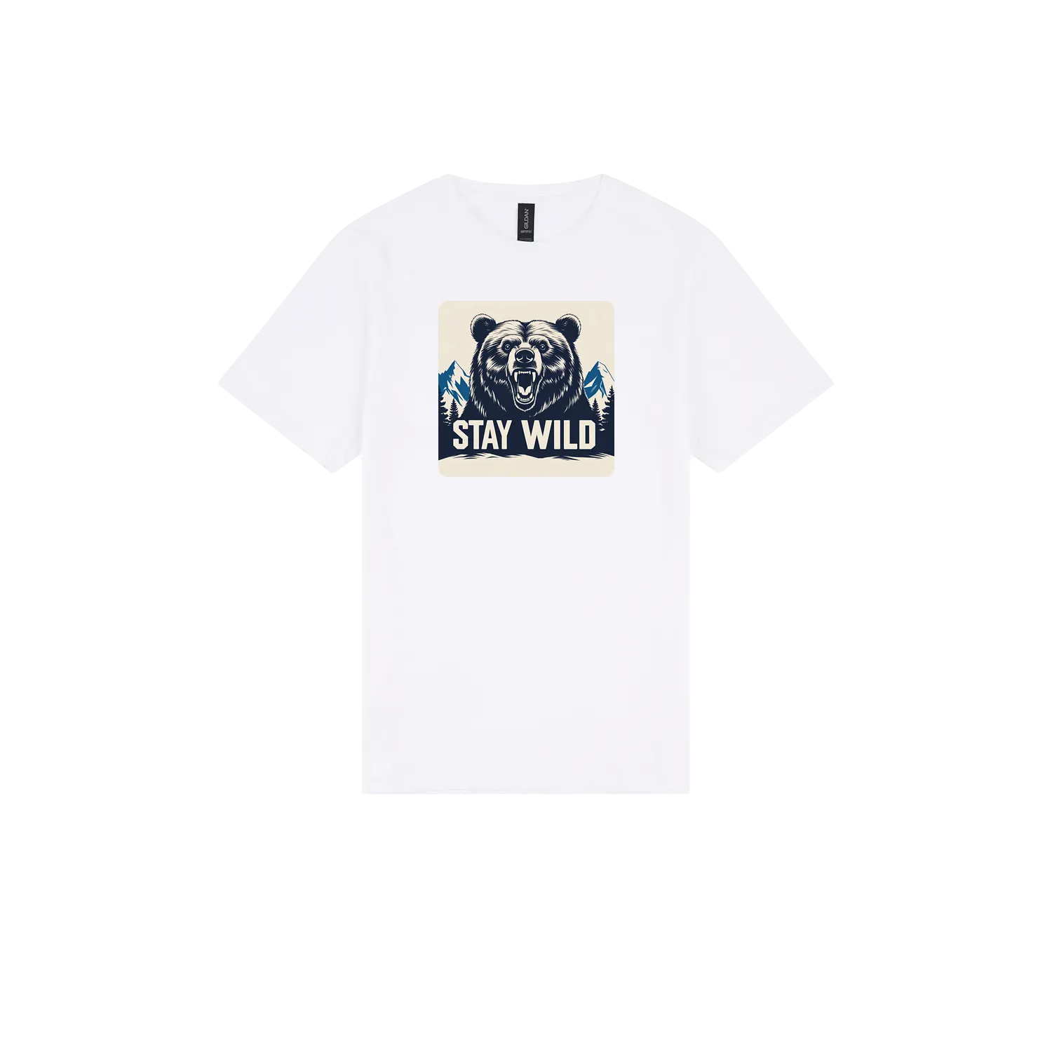 White front flat lay