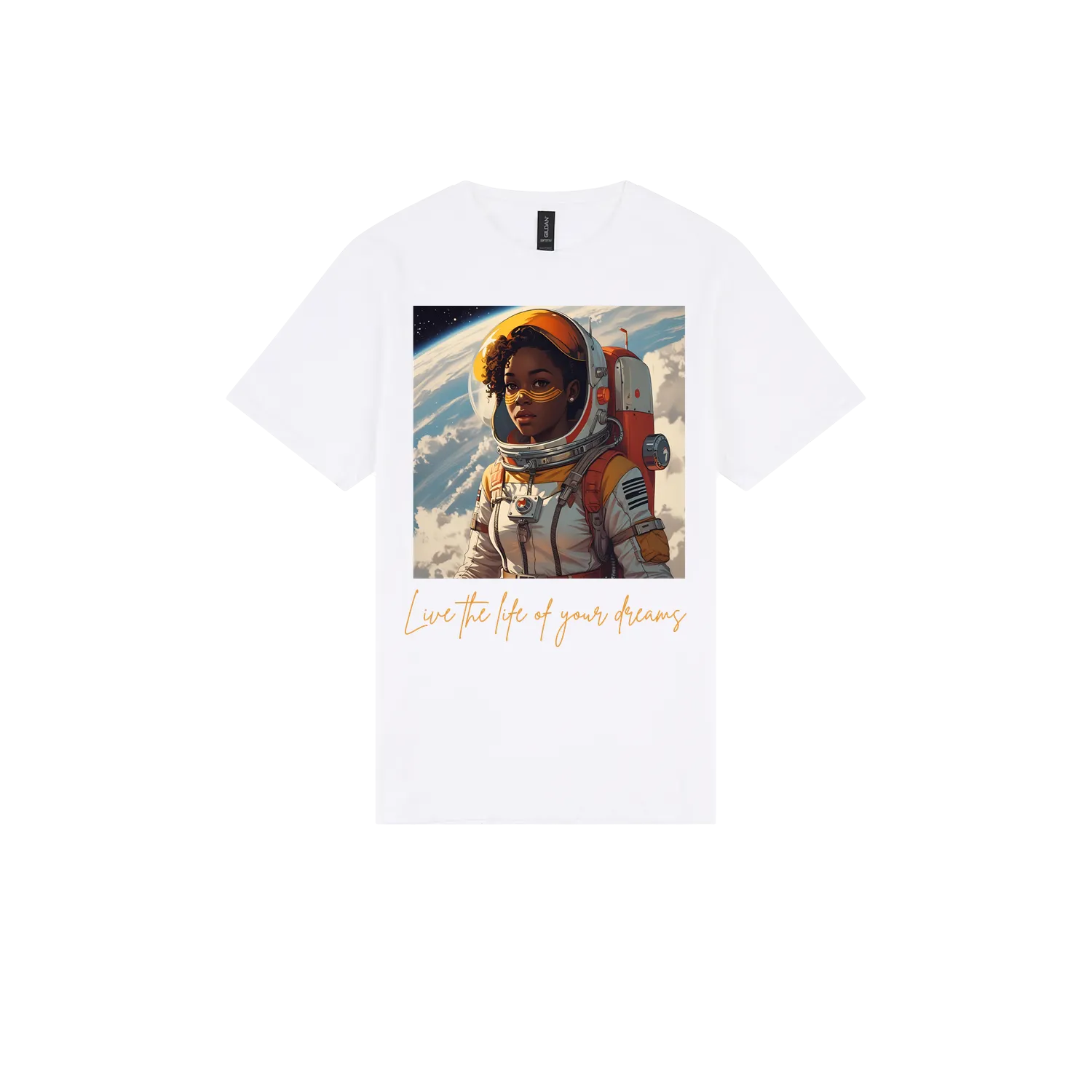 White front flat lay