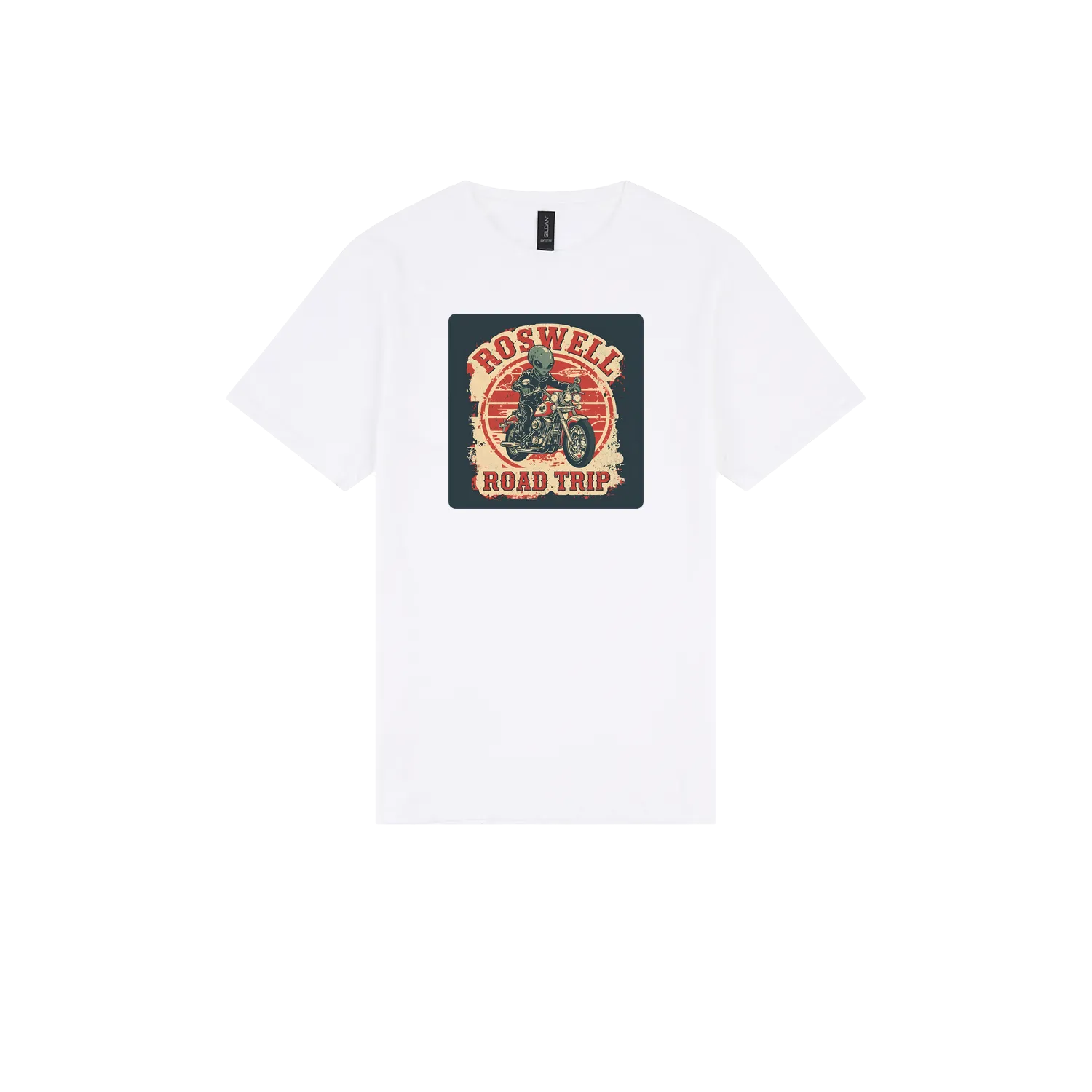 White front flat lay