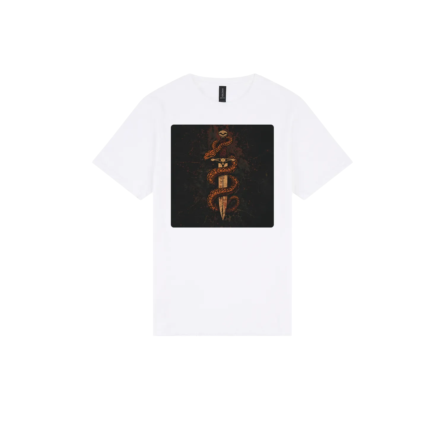 White front flat lay