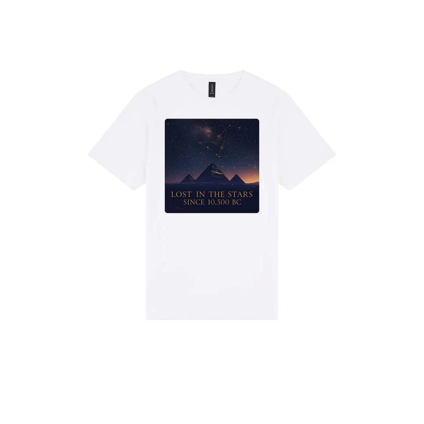 White front flat lay