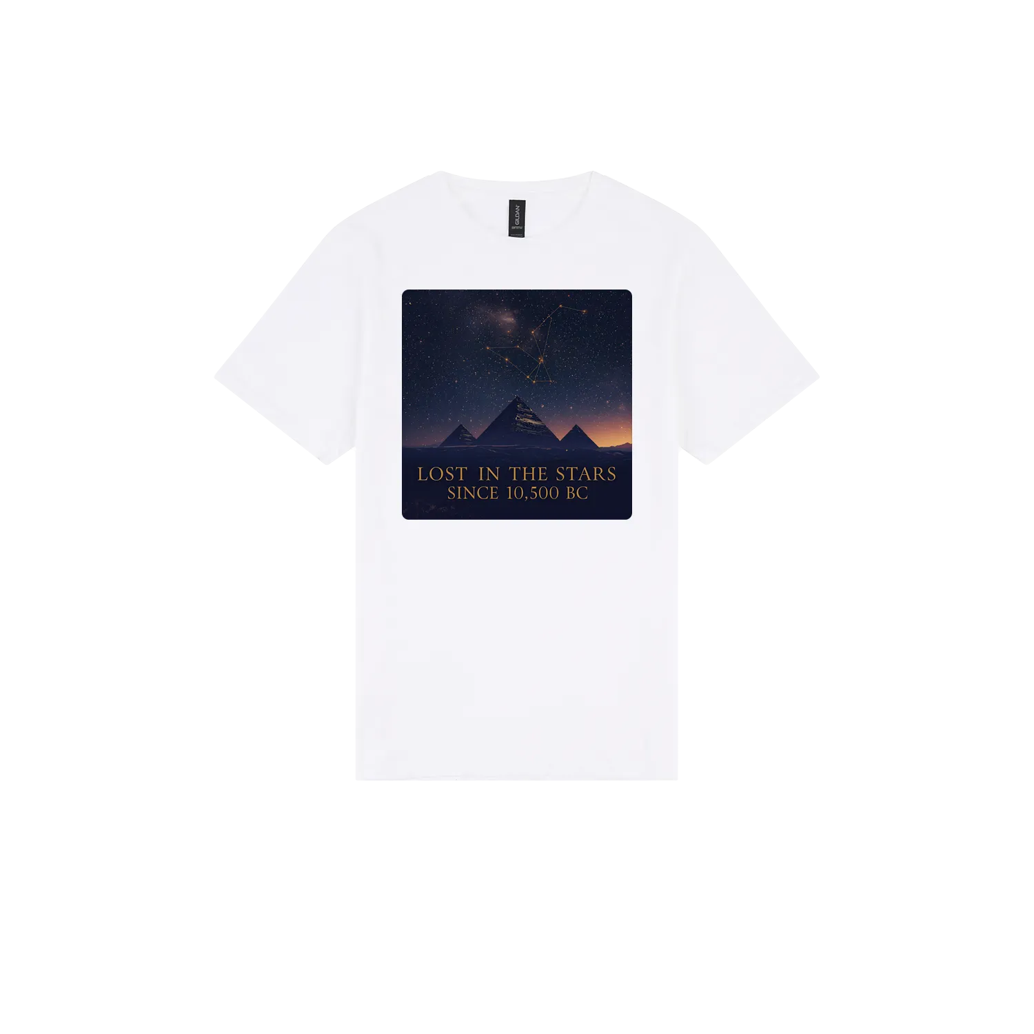 White front flat lay