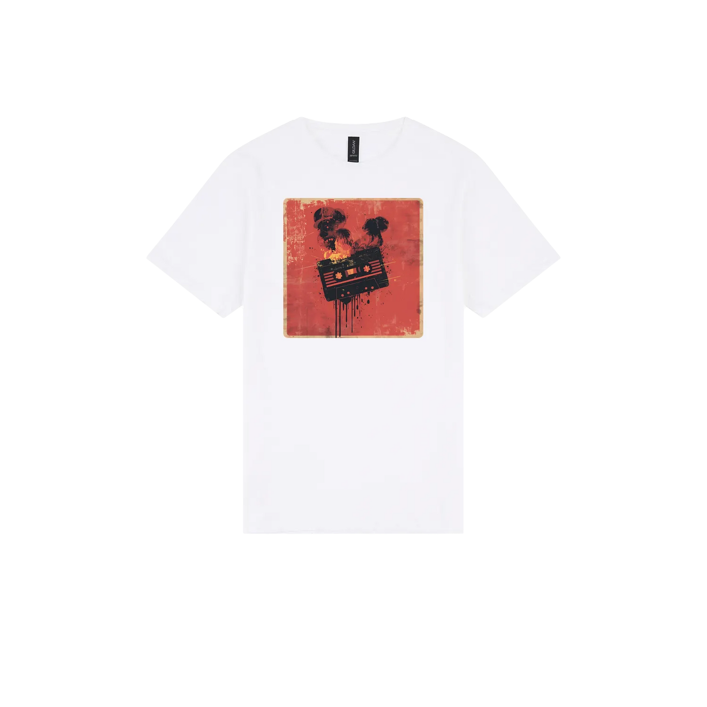 White front flat lay