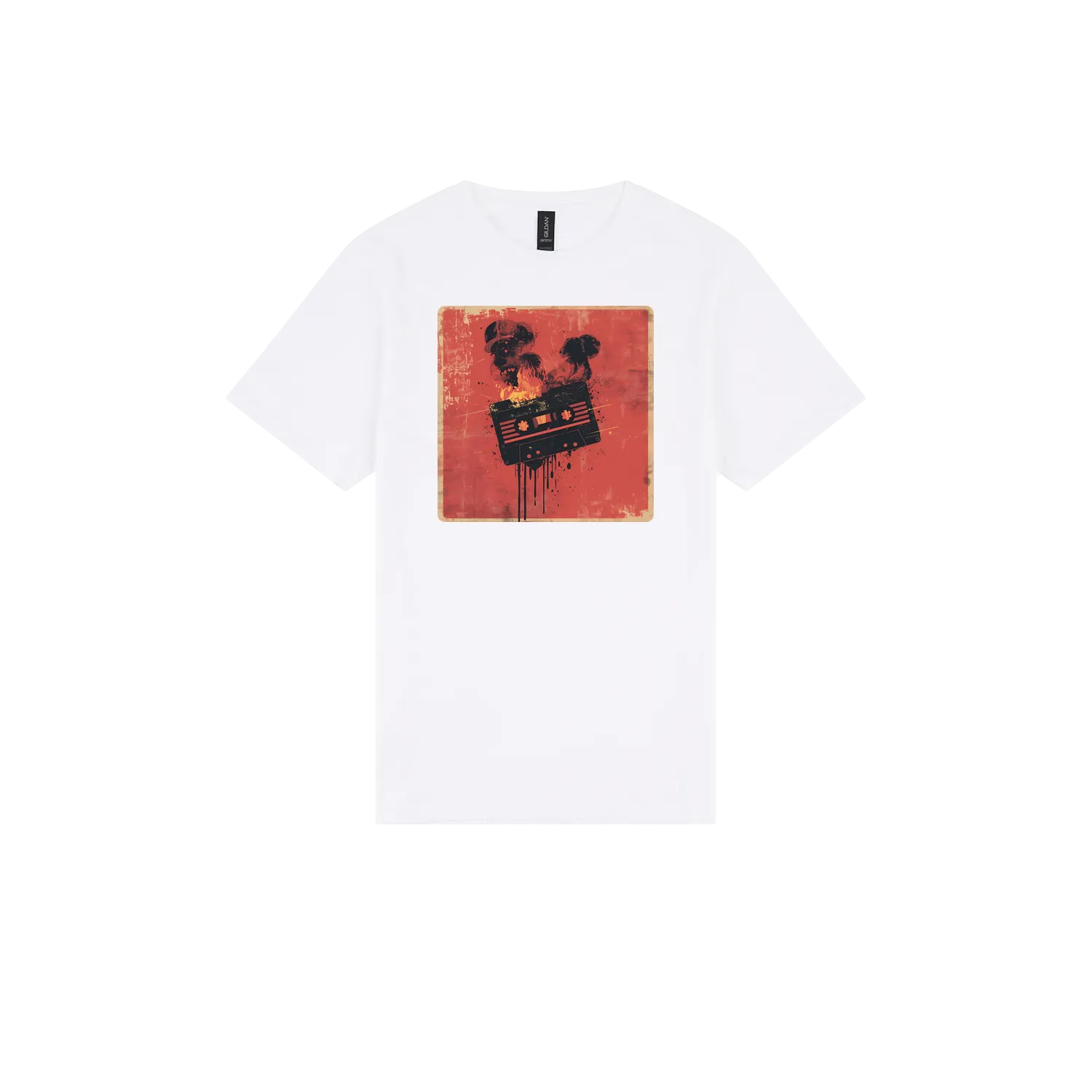 White front flat lay