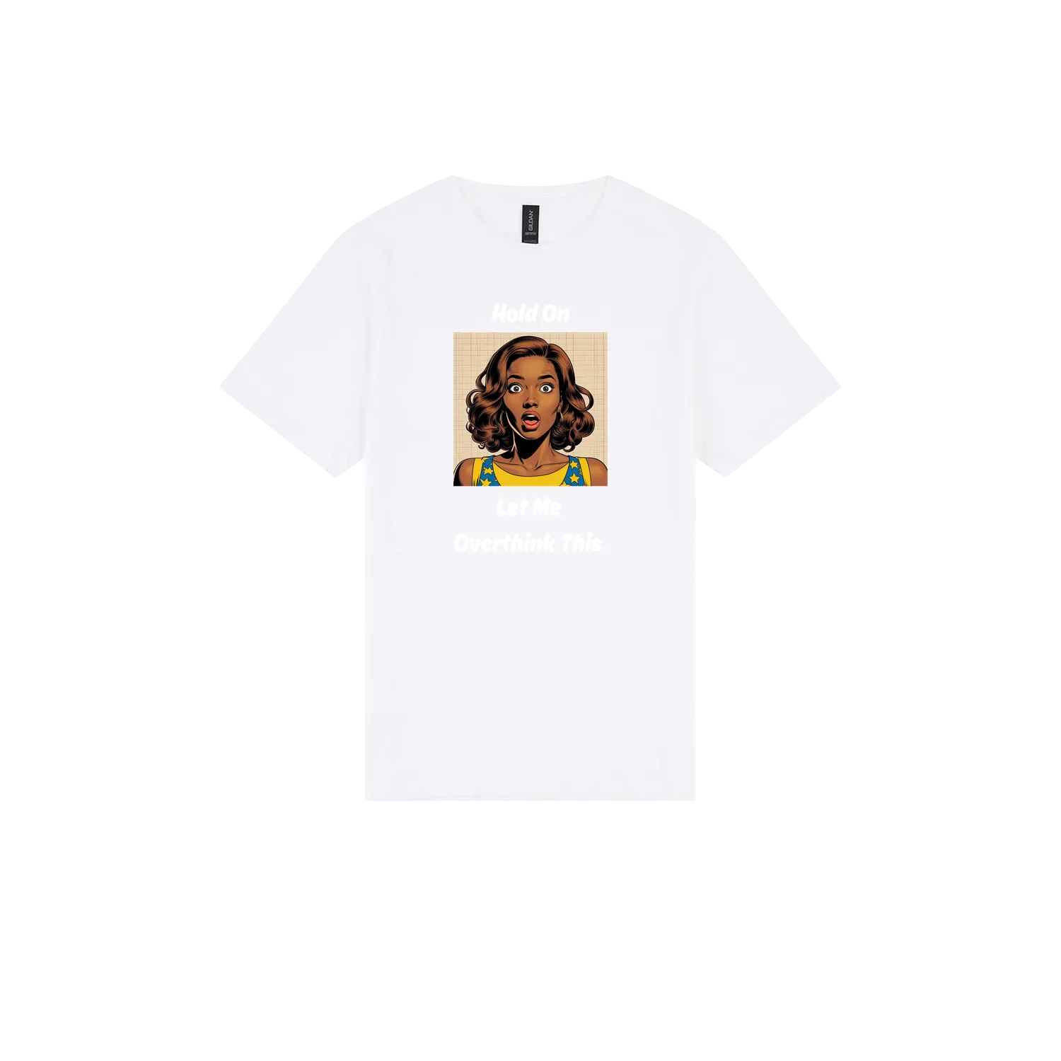 White front flat lay