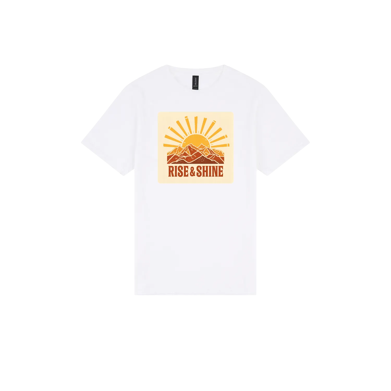 White front flat lay
