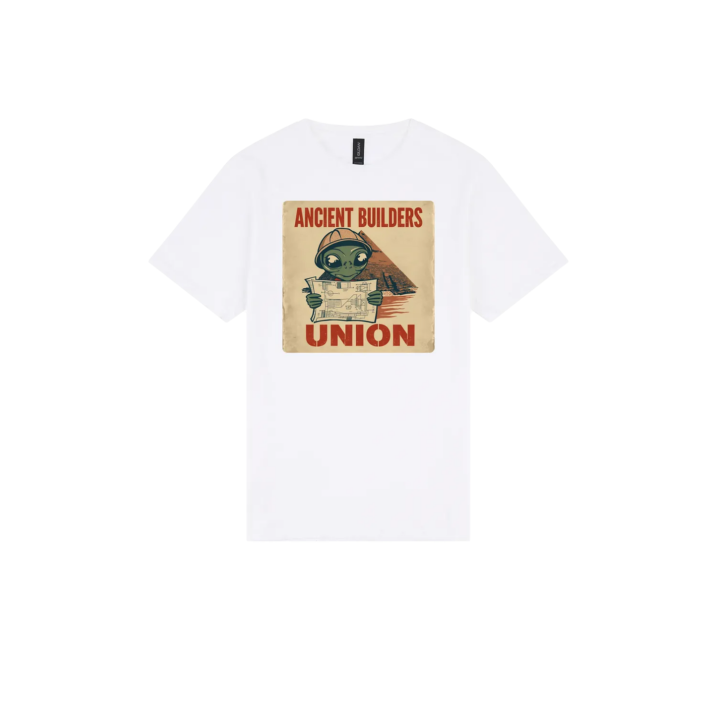 White front flat lay