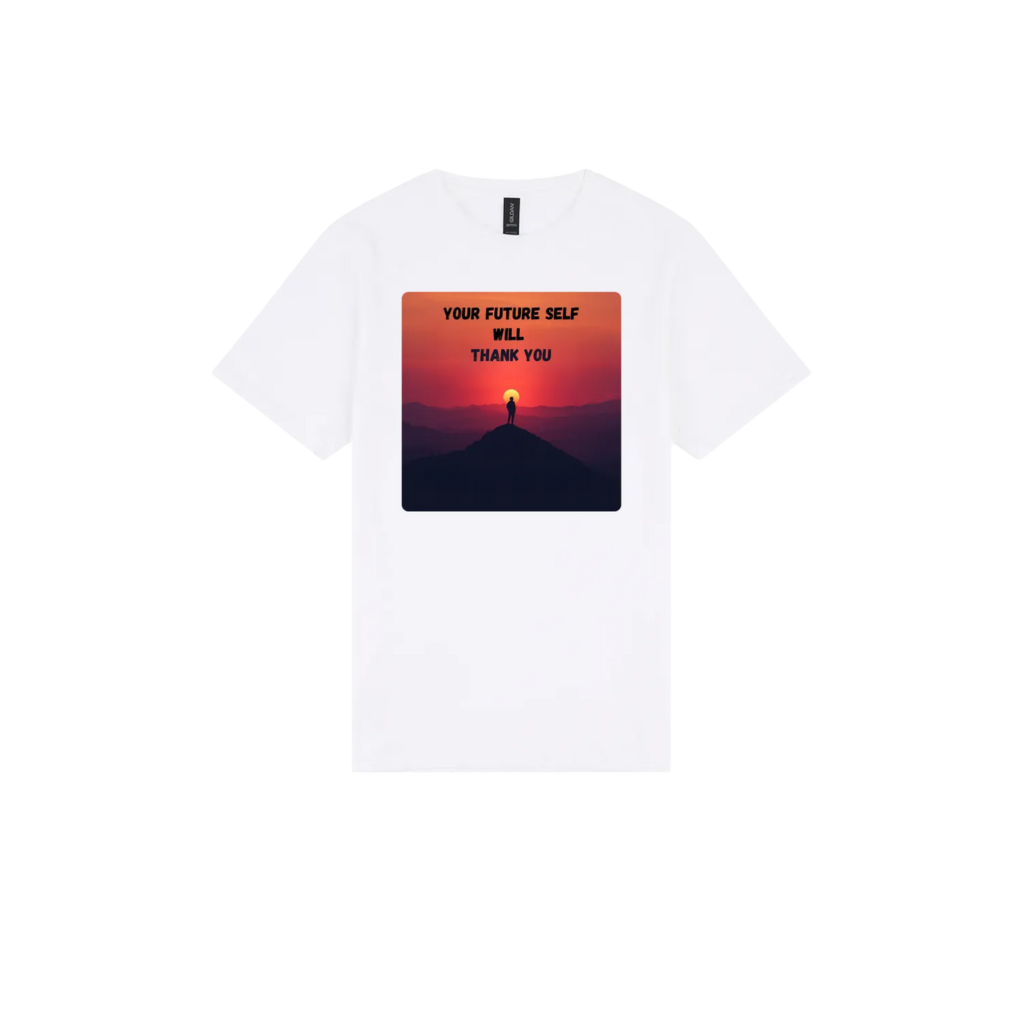 White front flat lay
