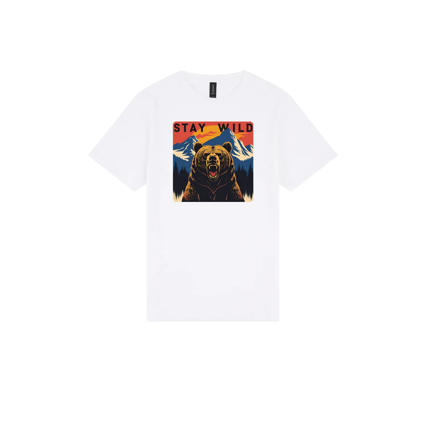 White front flat lay