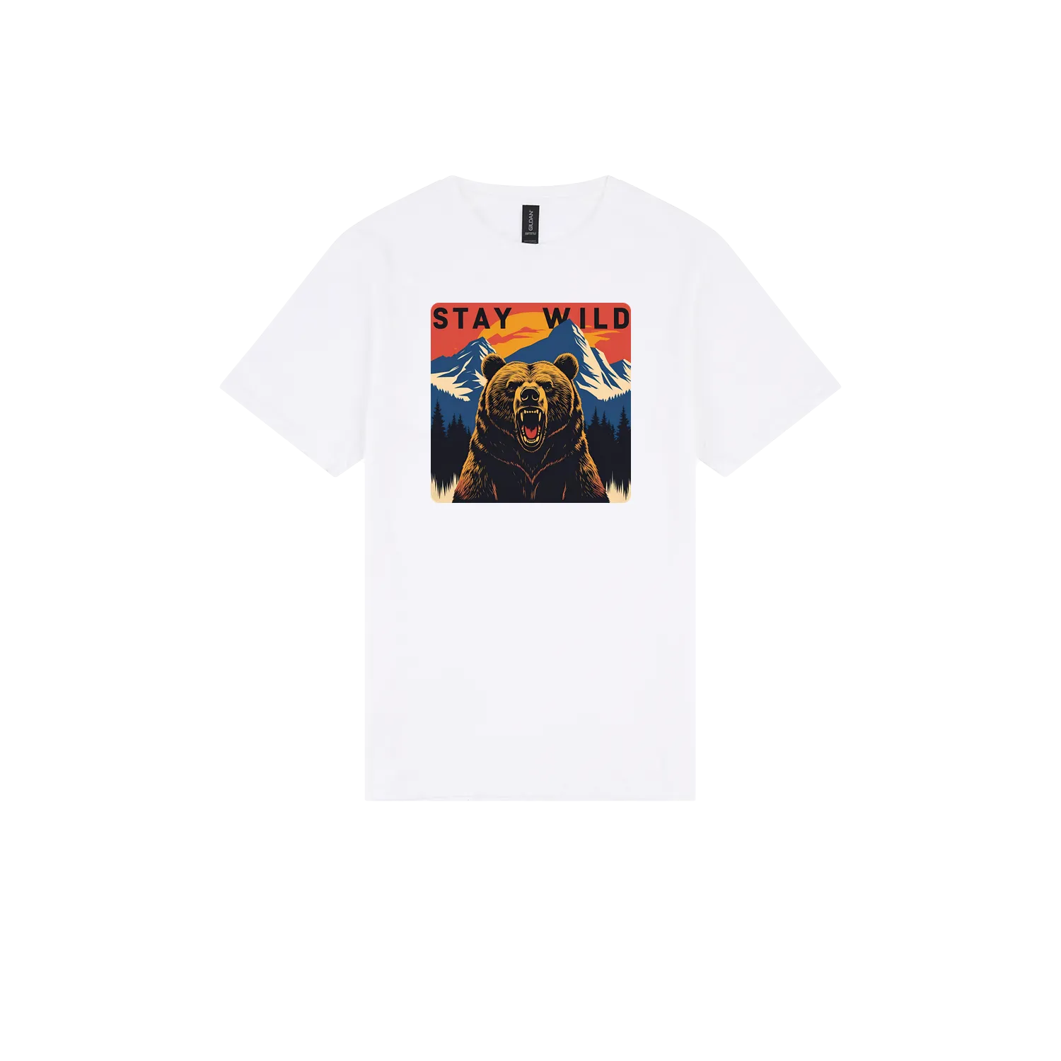 White front flat lay