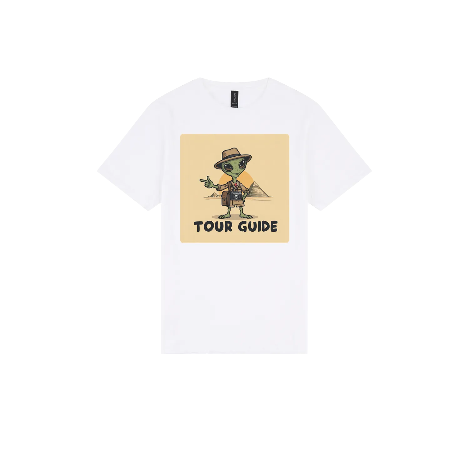 White front flat lay