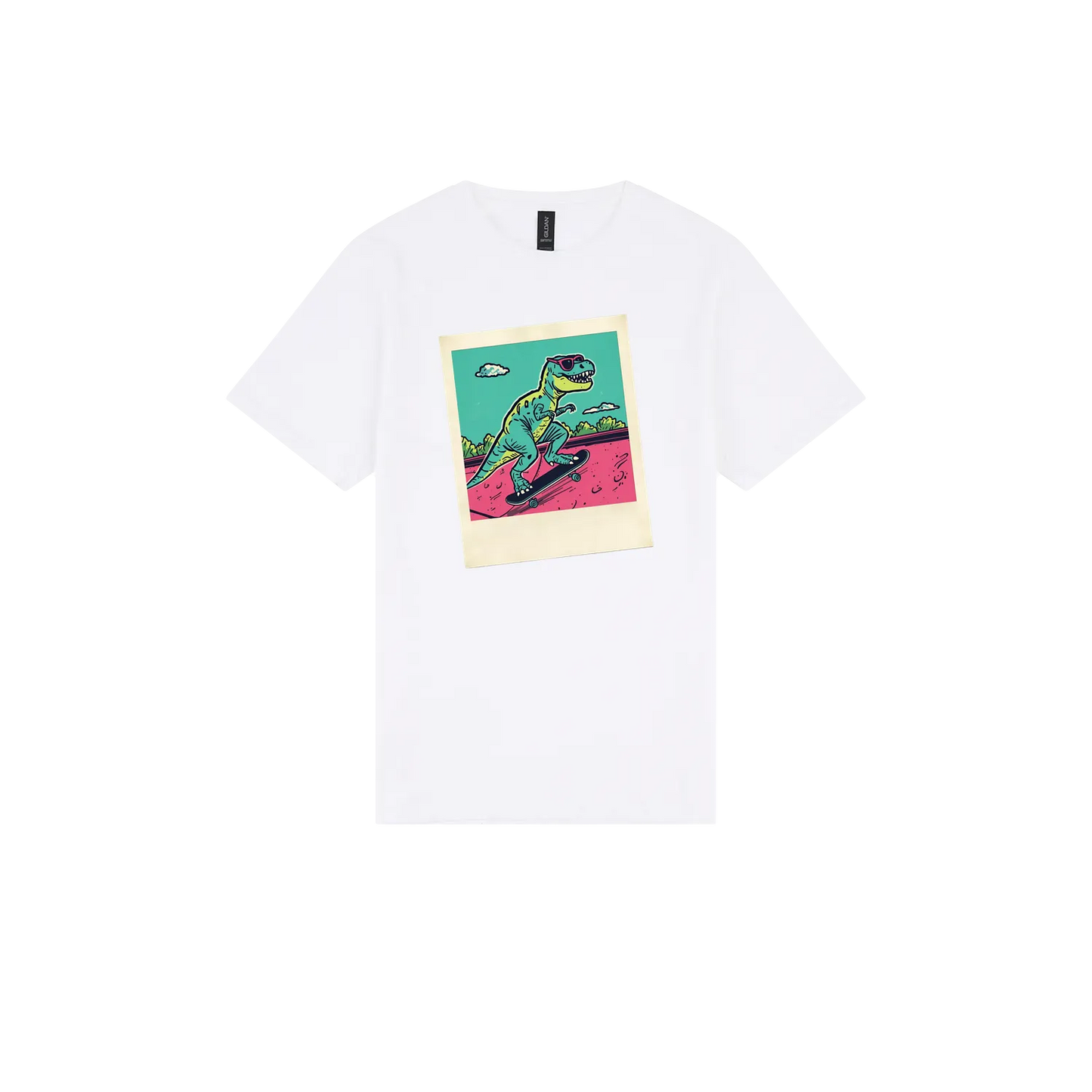 White front flat lay