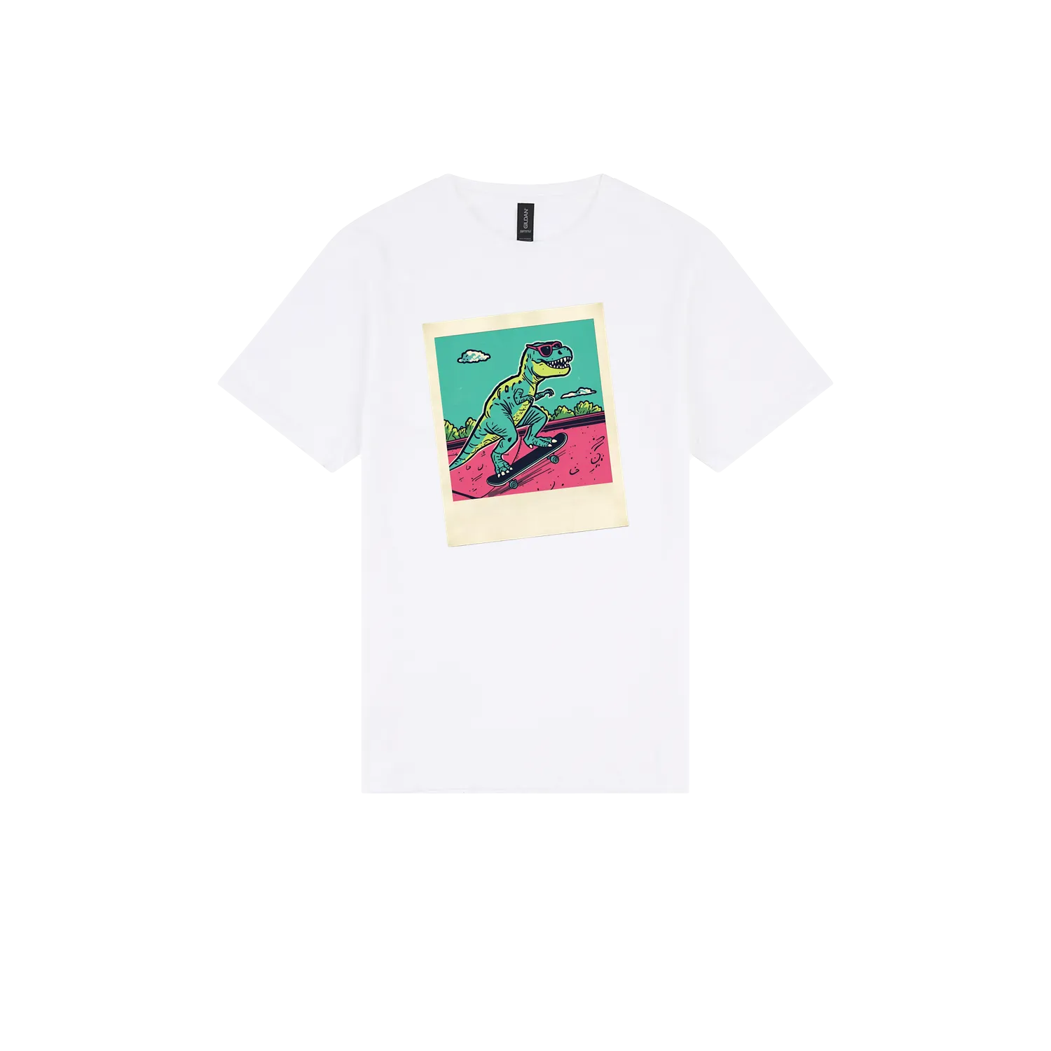 White front flat lay