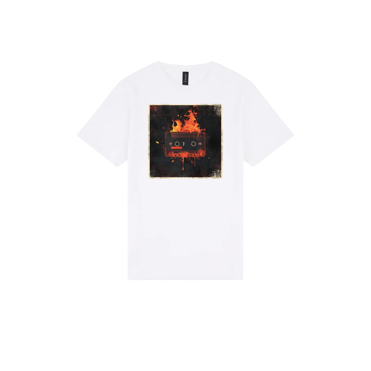 White front flat lay