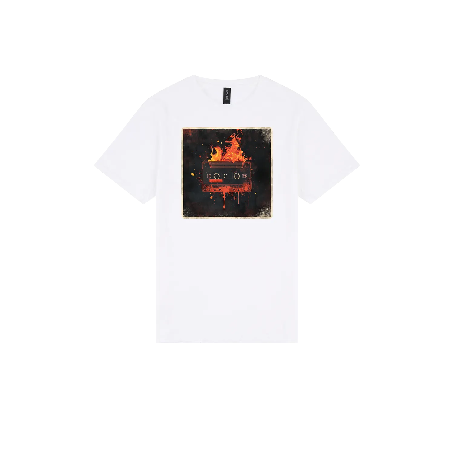 White front flat lay