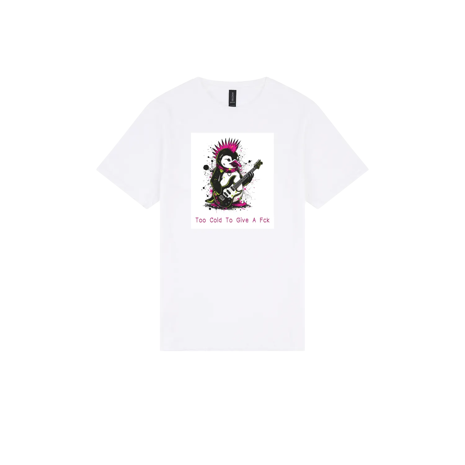 White front flat lay