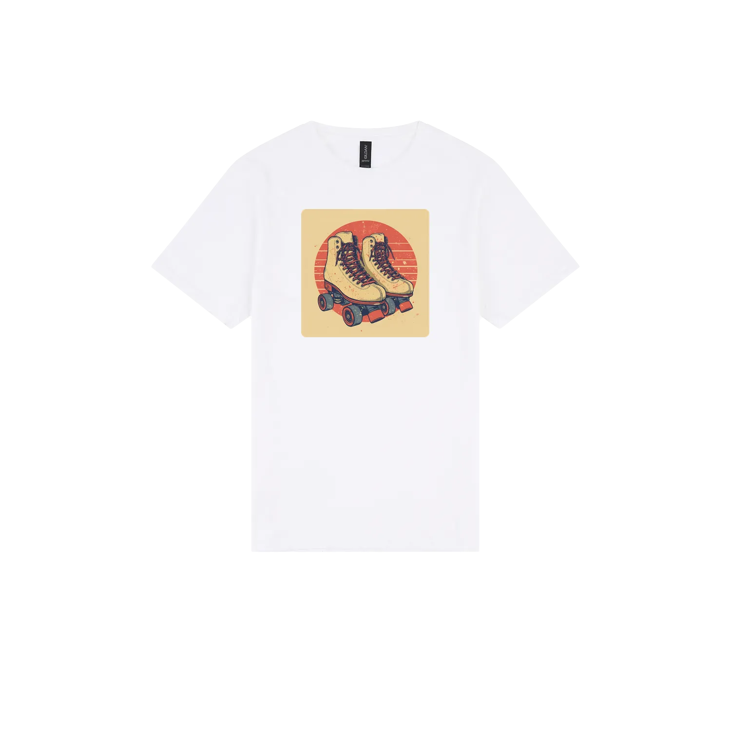 White front flat lay