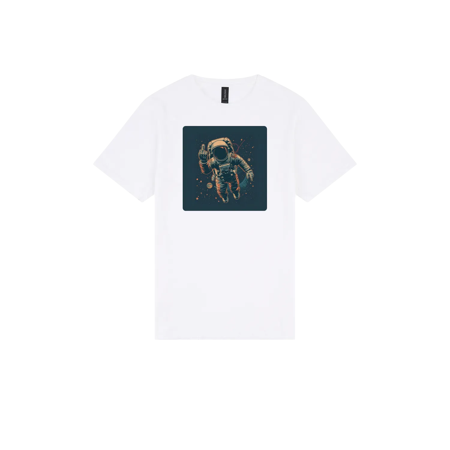 White front flat lay