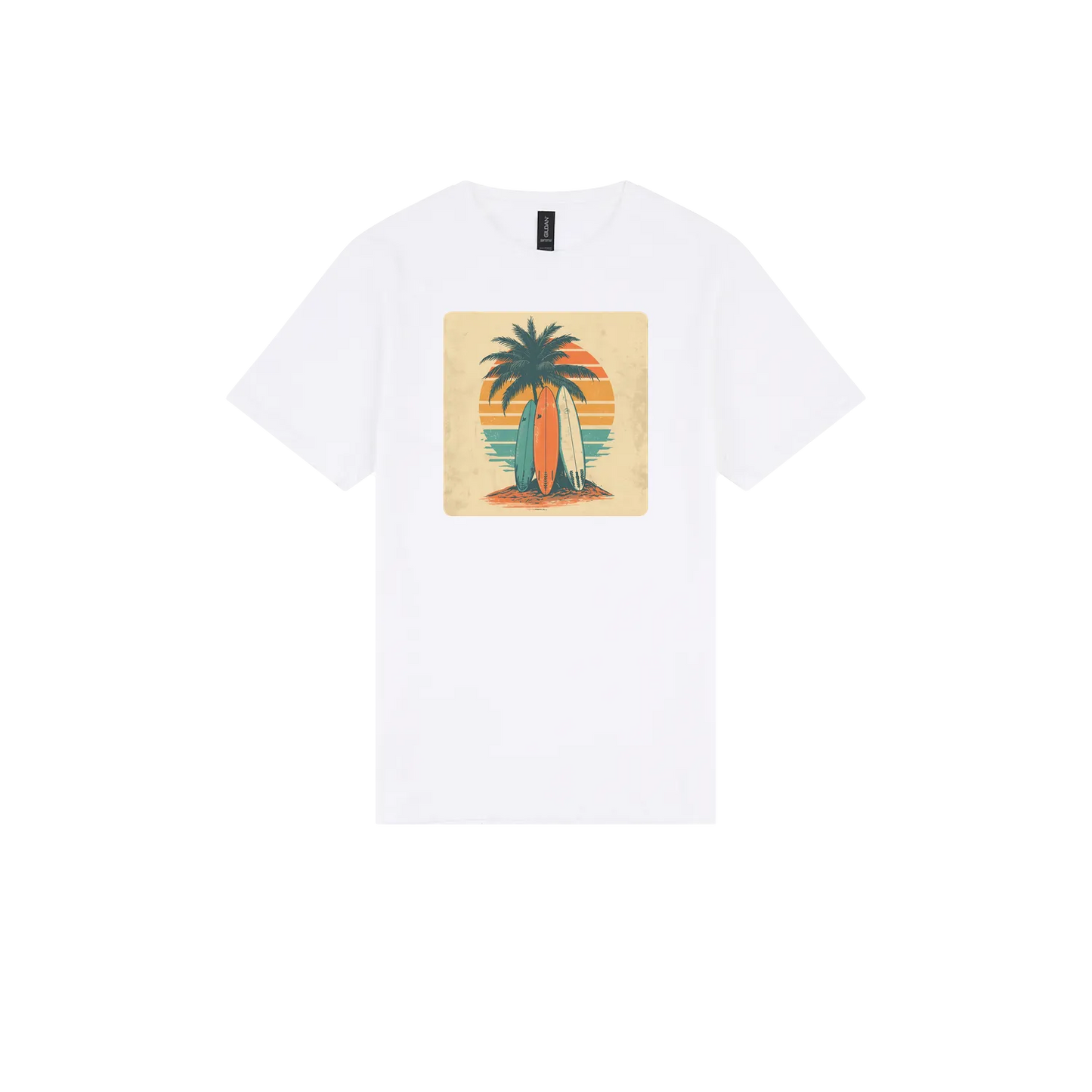 White front flat lay