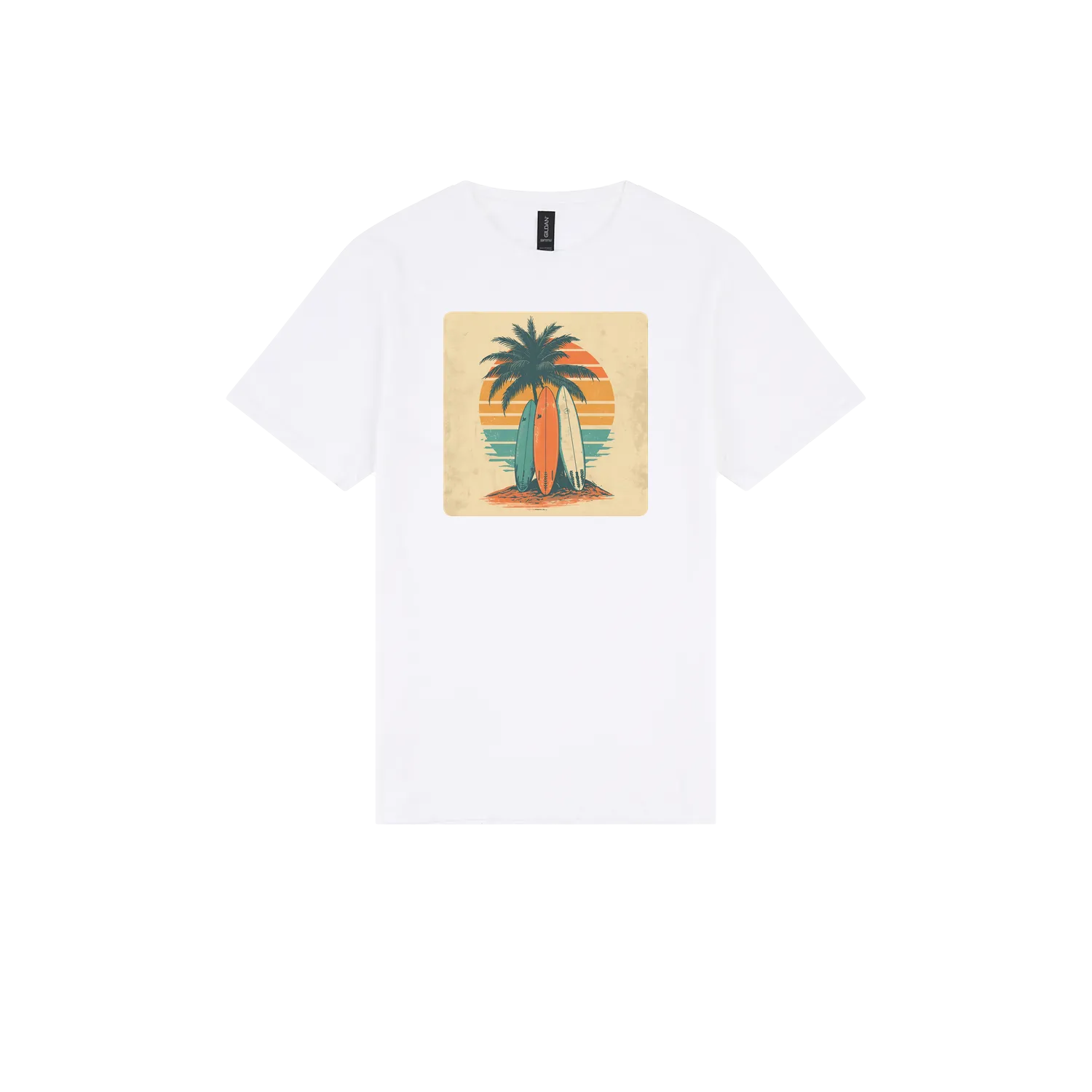 White front flat lay