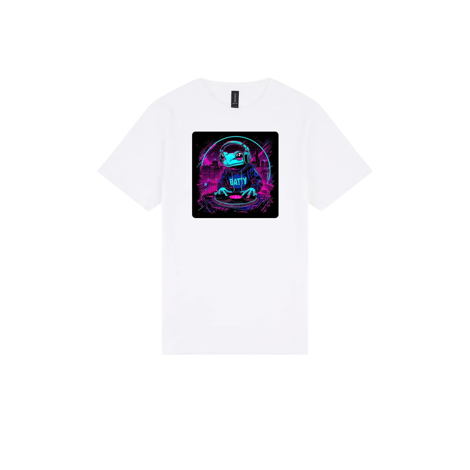 White front flat lay