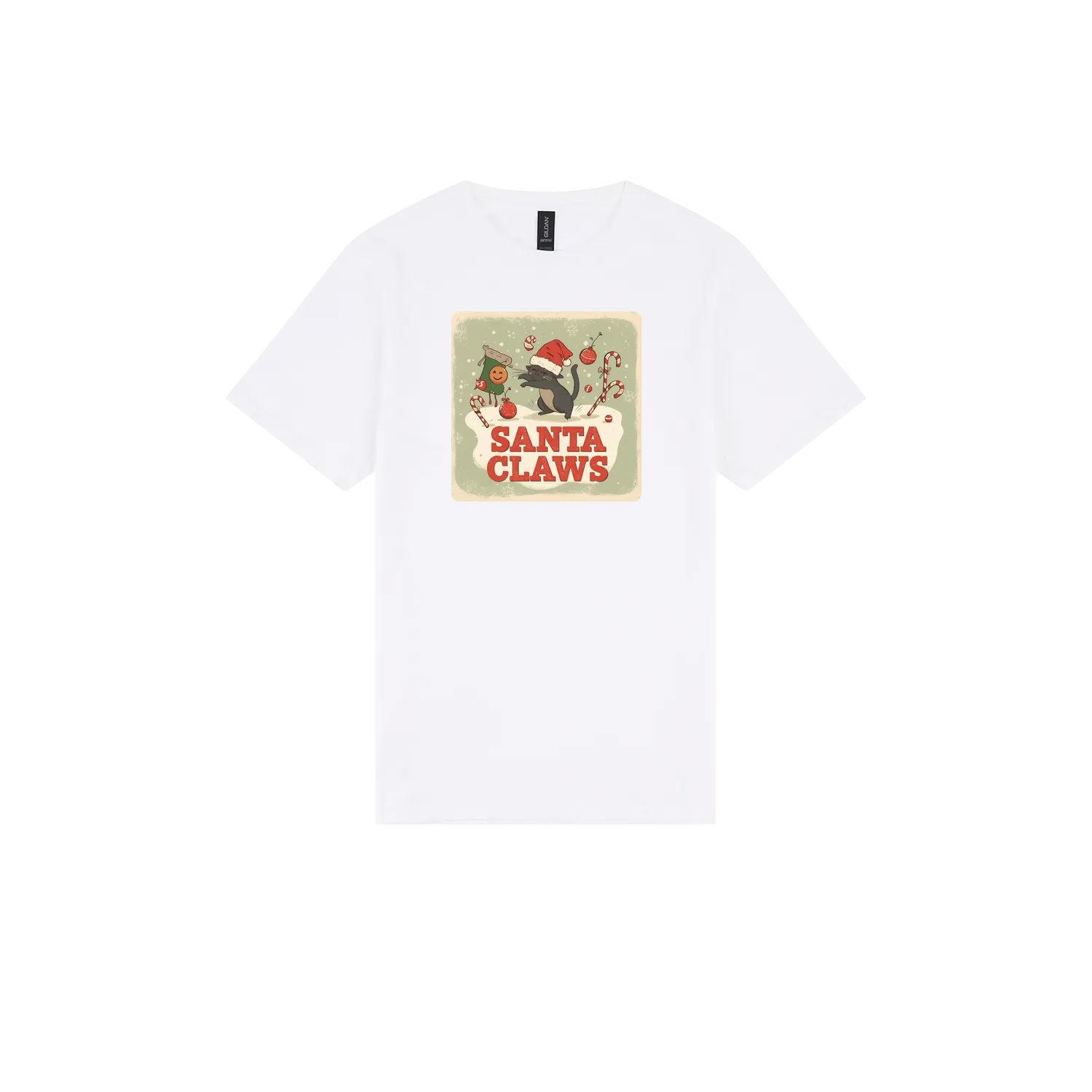 White front flat lay