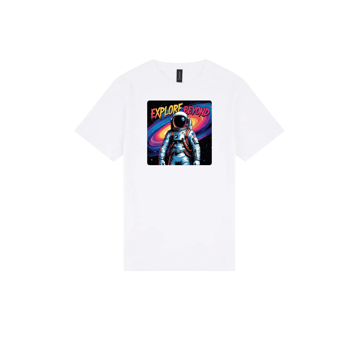 White front flat lay