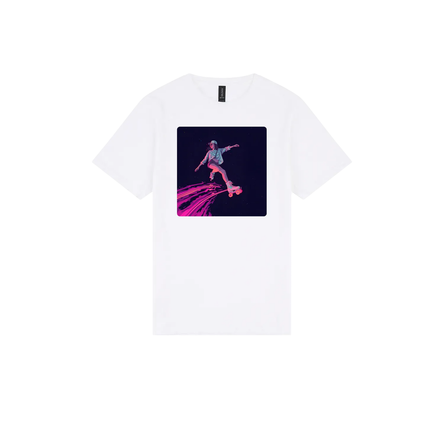 White front flat lay