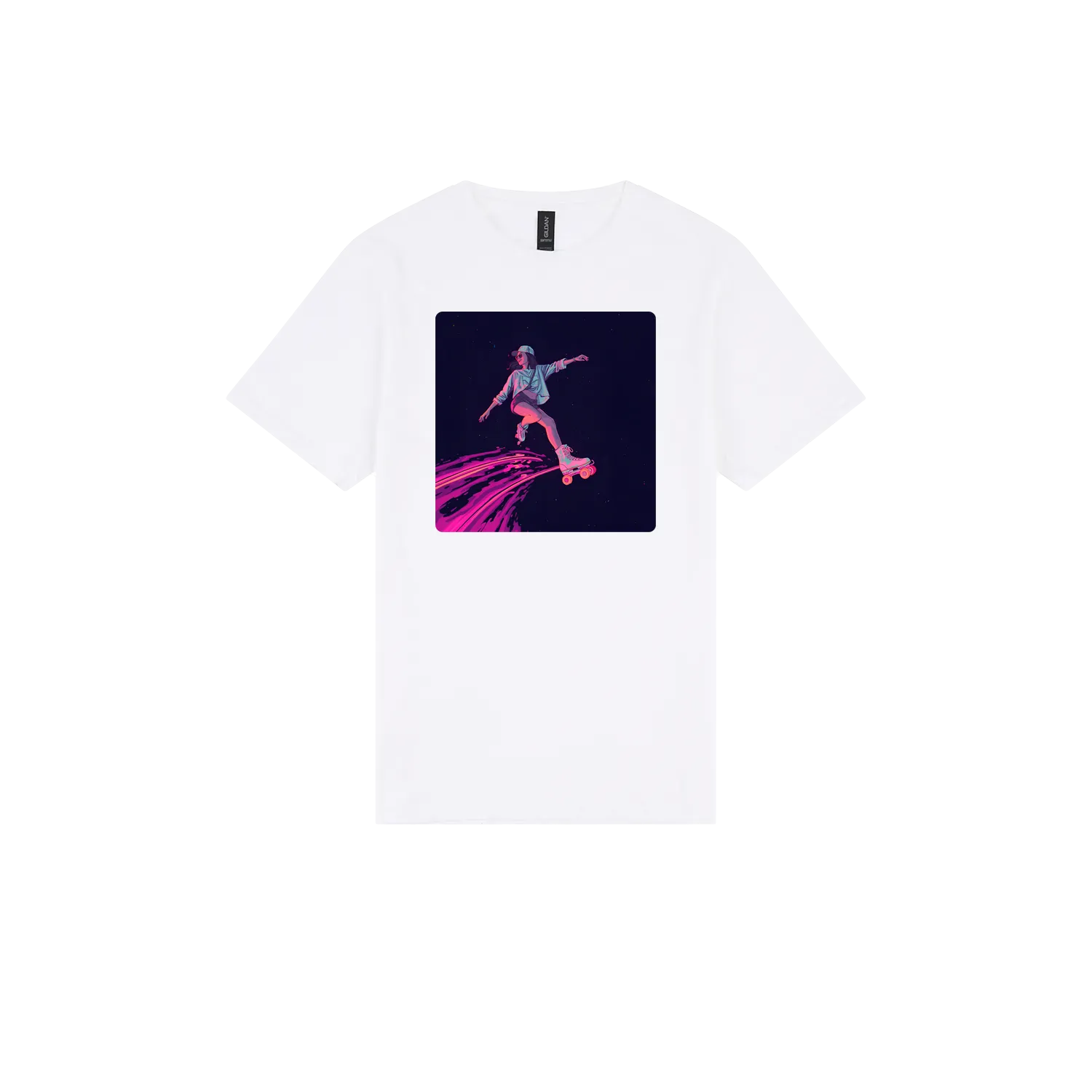 White front flat lay