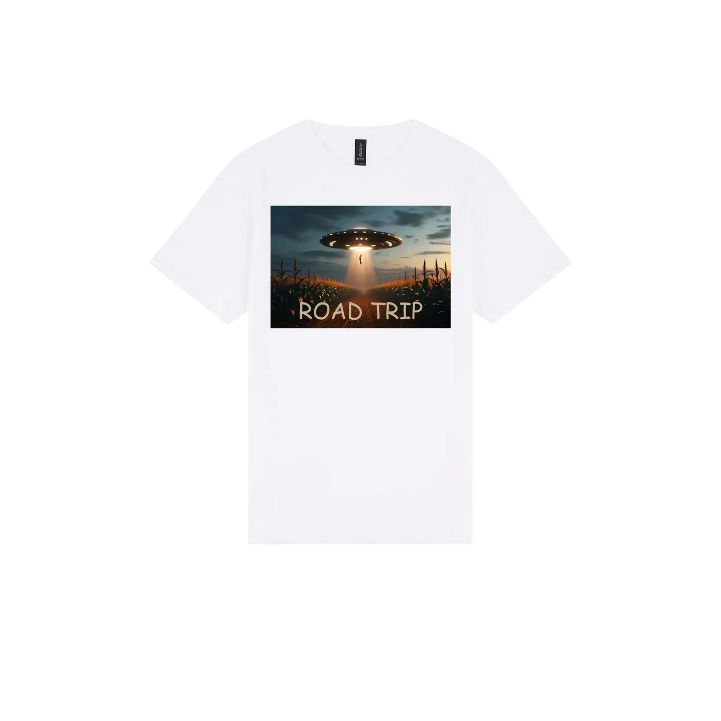 White front flat lay