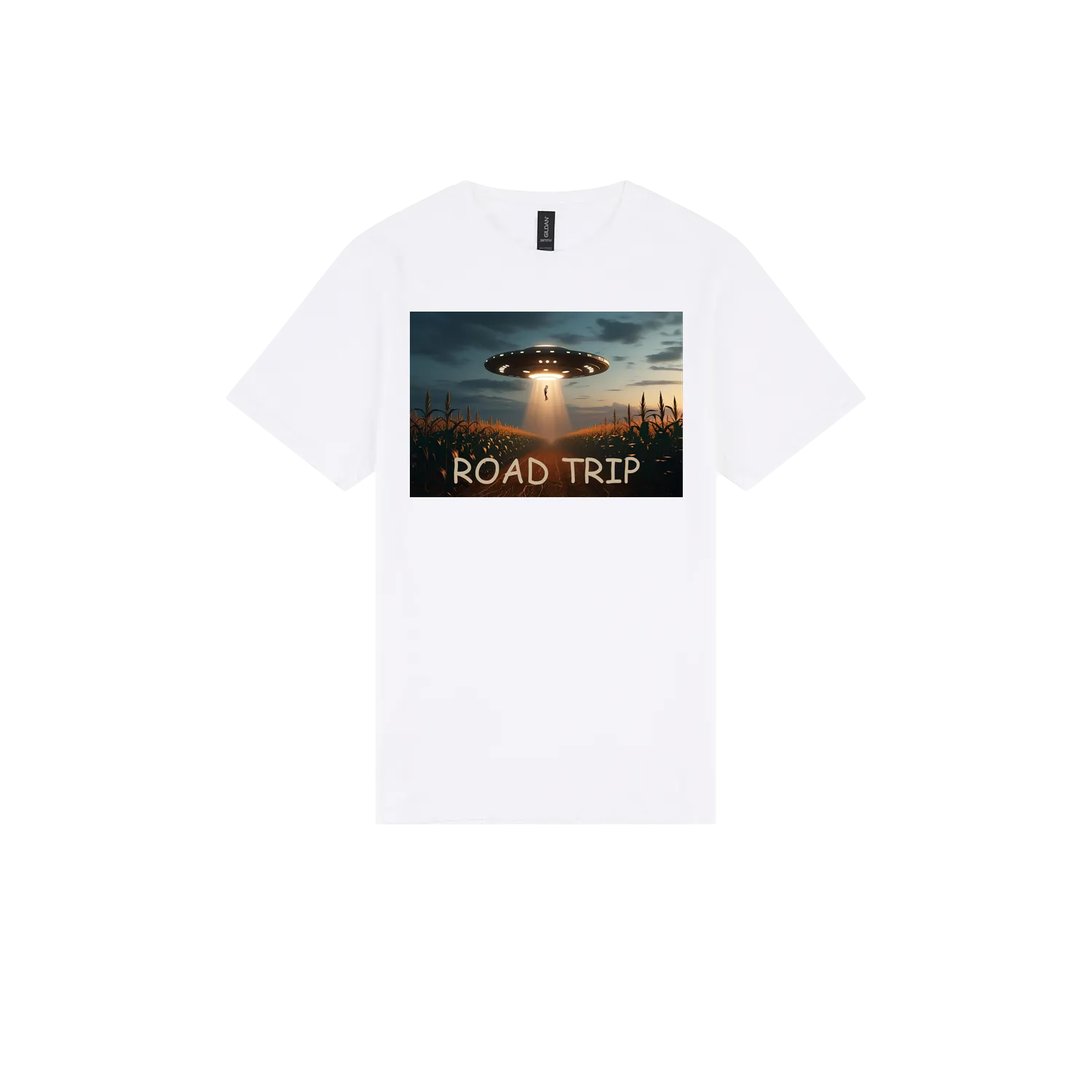 White front flat lay